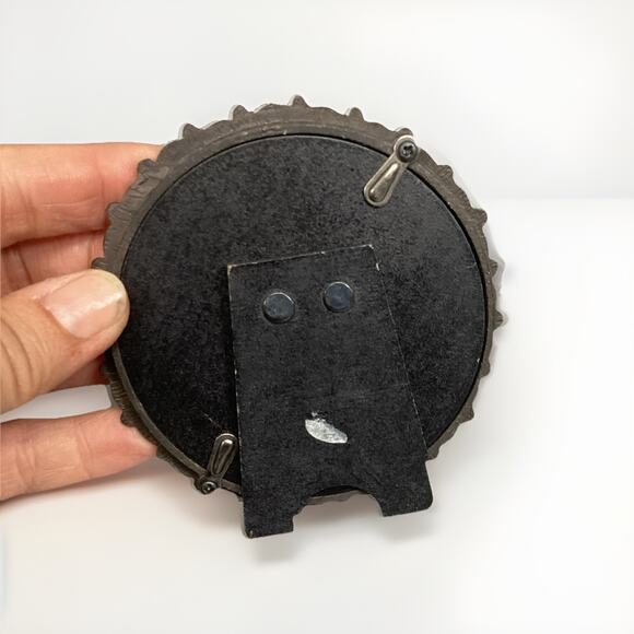 Set Of 2 Small Pink Silver Beaded Photo Frames - Picture 5 of 11